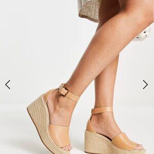 & Other Stories espadrilles wedges in beige Size 7 NEW!!!